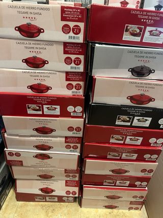 Lote 20 Cazuelas Hierro Fundido Nuevas