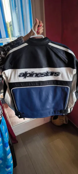 Chaqueta Cuero Alpinestars Moto talla 40