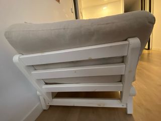 Sofá Cama Futón Madera blanca