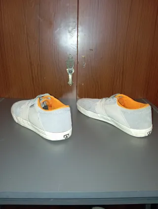 Zapatillas Dunkelvolk Estilo Island Gris Naranja