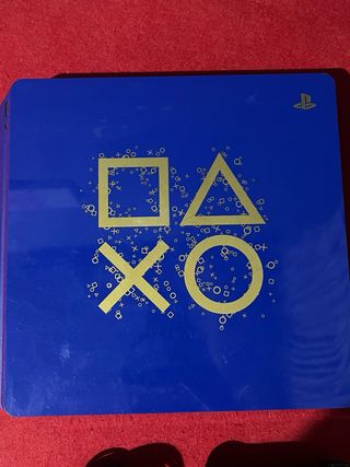 PlayStation 4 Blu/Oro con Joystick