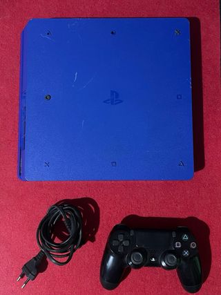 PlayStation 4 Blu/Oro con Joystick