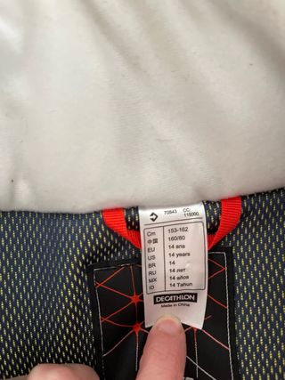 Chaqueta de esquí infantil Wedze