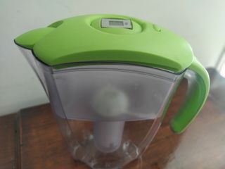 Caraffa filtrante acqua verde/trasparente