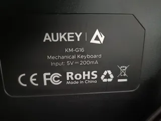 Teclado Mecánico AUKEY Negro