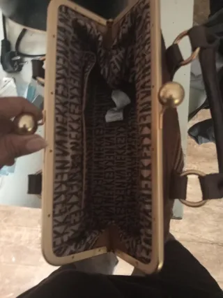 Bolso Marrón Multicolor