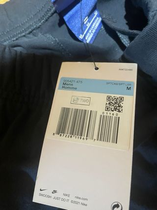 Pantalón corto Nike Standard Fit Azul