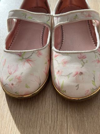 Bailarinas H&M niña floral talla 31