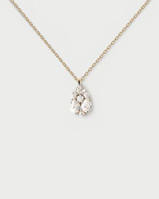 Collar Pdpaola Vainilla Oro y Plata