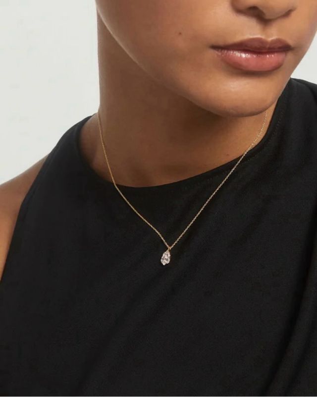 Collar Pdpaola Vainilla Oro y Plata