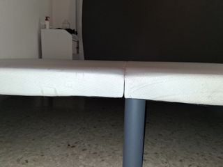 Base tapizada 150x200 cm con 6 patas