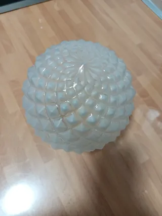 Tulipa de cristal esmerilado