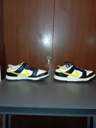 Nike Dunk Low Blanco Negro Amarillo