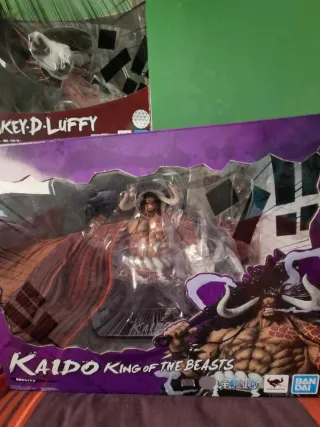 Pack Figuras One Piece: Kaido, Luffy, Momonosuke