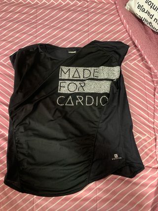 Camiseta deportiva Domyos negra Talla M