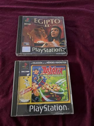 Lote 2 Juegos PS1: Egipto y Astérix 🇪🇸
