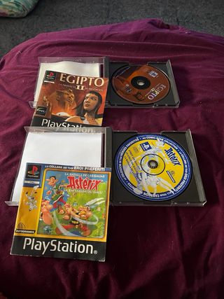 Lote 2 Juegos PS1: Egipto y Astérix 🇪🇸
