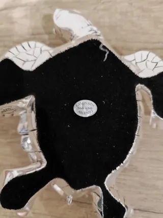 Tartaruga laminata in argento