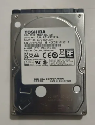 Disco Duro Toshiba 1TB MQ01ABD100