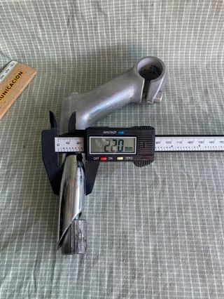 Tija de manillar de bicicleta potencia clasica