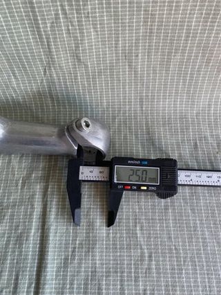 Tija de manillar de bicicleta potencia clasica