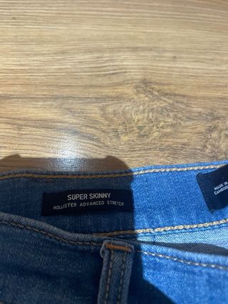 Pantalón Hollister Roto Azul