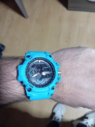 Reloj Deportivo Sport Azul y Verde