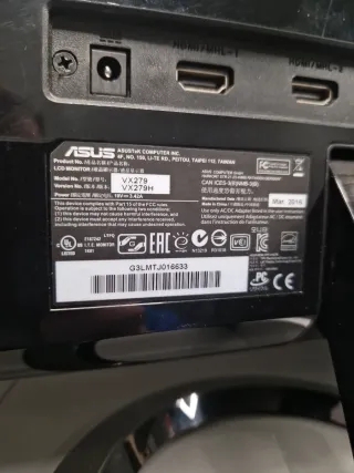 Monitor Asus vx