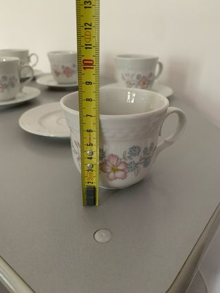 Set 6 Tazze da Tè con Piattini Bavaria