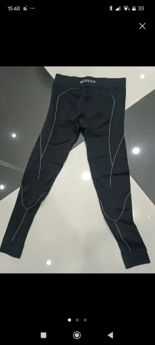 Completo tecnico Asics XS/S nero