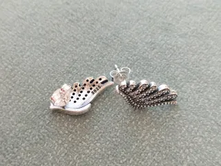 Pendientes alas plata de ley