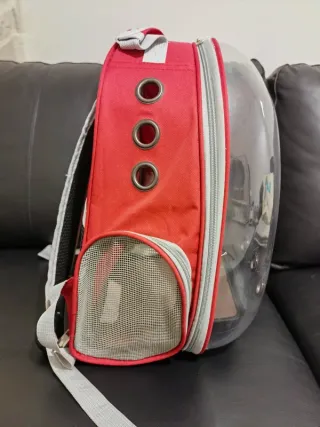Mochila Transportadora Transparente para Gatos