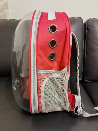Mochila Transportadora Transparente para Gatos