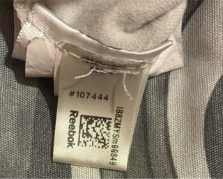 Felpa vintage junior Reebok grigia e bianca