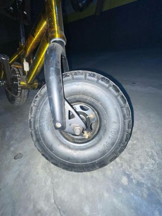 Mini BMX Dorada con vinilo de cobra