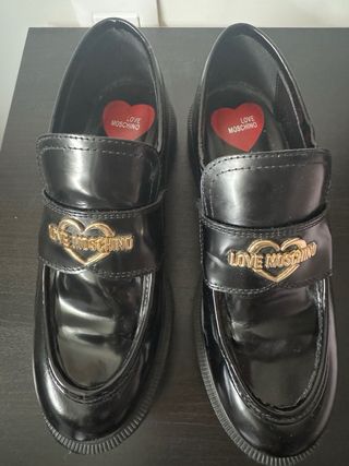 Mocasines Love Moschino negros
