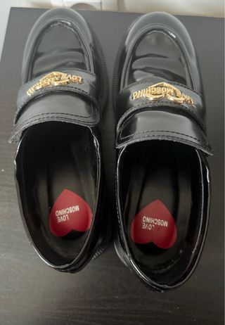 Mocasines Love Moschino negros