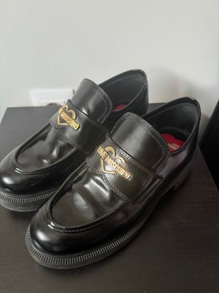 Mocasines Love Moschino negros