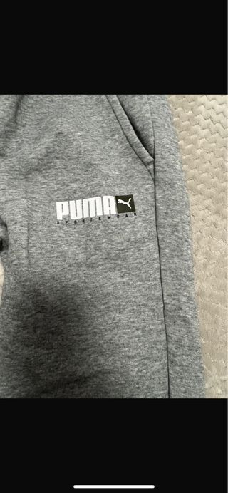 Pantalón chándal Puma gris Talla XS