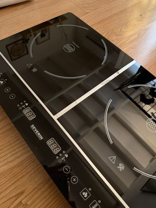 Hornillo inducción doble vitrocerámica