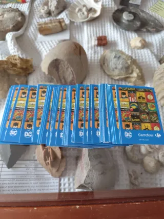 Colección completa 54 cartas superhéroes DC Comics