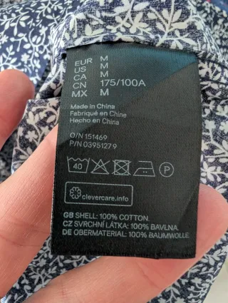 Camisa H&M estampada