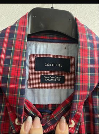 Camisa de cuadros Cortefiel hombre