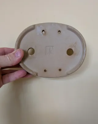 Maceta bonsai Yixing azul cerámica