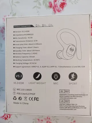 Auriculares Inalámbricos YYK-635 Bluetooth 5.3