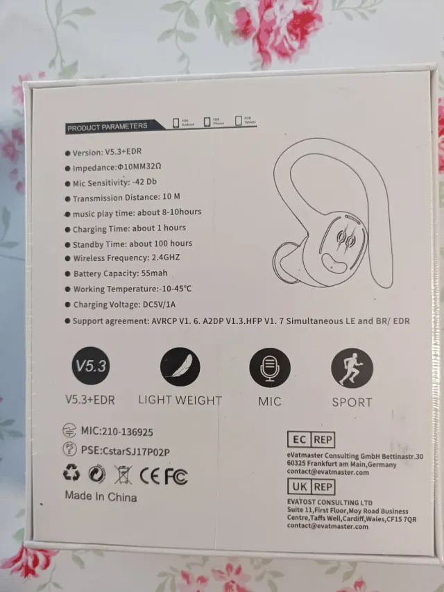 Auriculares Inalámbricos YYK-635 Bluetooth 5.3