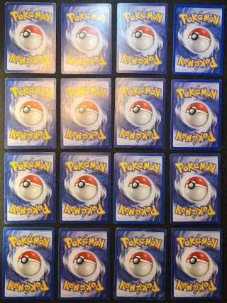 Lotto 36 Carte Pokémon Vintage Italiane - Set Base