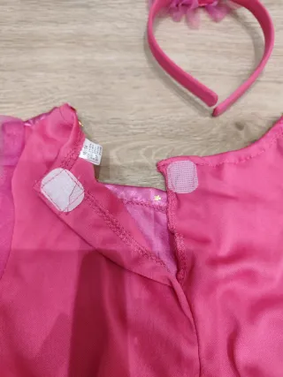 Costume principessa rosa con corona