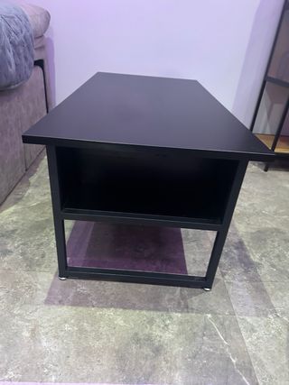 Mesa de centro elevable negra