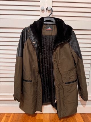 Abrigo s.Oliver verde talla 44